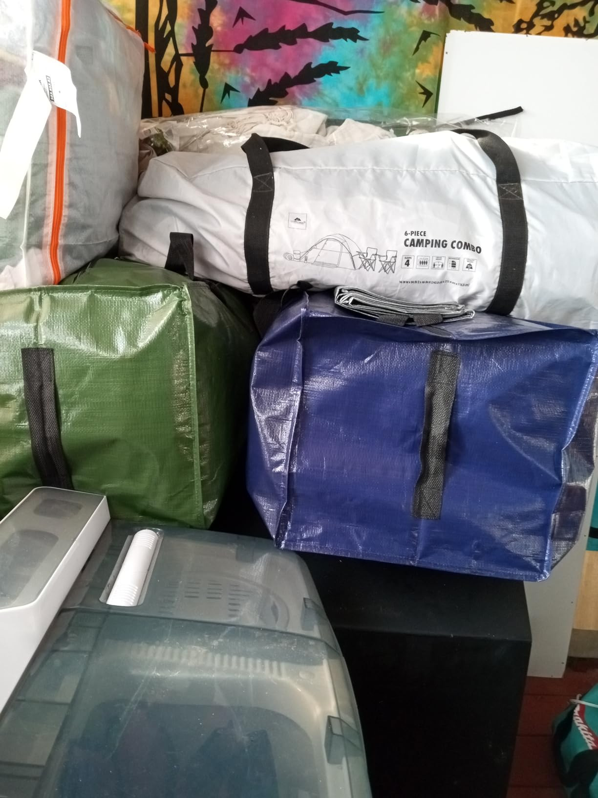 SWEET DOLPHIN 6 Pack Extra Large Moving Bags with Strong Zippers & Carrying Handles, Heavy Duty S... | Amazon (US)