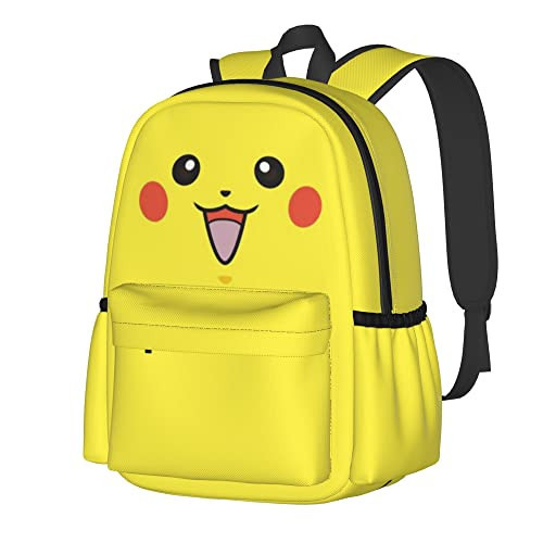 LINGOBIN LINGOB Kids Backpack, School Backpack for Girls boys Elementary Hiking Bookbag Cute Lightweight Travel School Bag 17 inch Large Capacity Waterproof Toddler Backpack, Pale Yellow | Amazon (US)