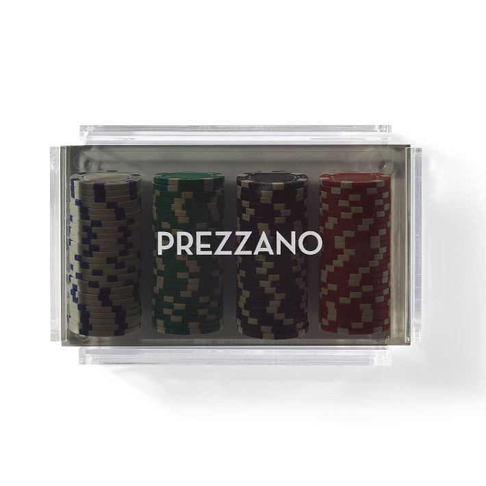 Acrylic Poker Game Set | Mark and Graham