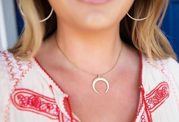 Mallory Crescent Necklace | Meghan Bo Designs