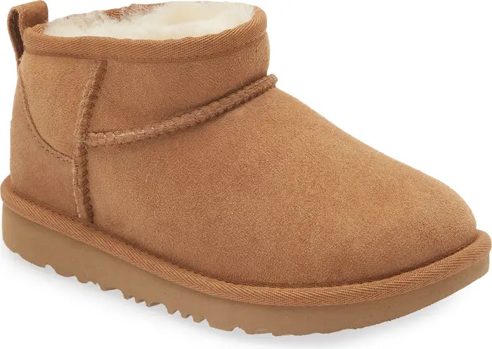 Kids' Classic Ultra Water Resistant Genuine Shearling Mini Boot | Nordstrom