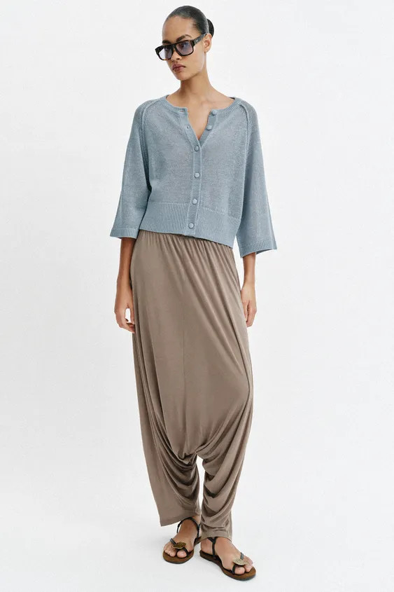 RUSTIC KNIT JACKET | Zara UK