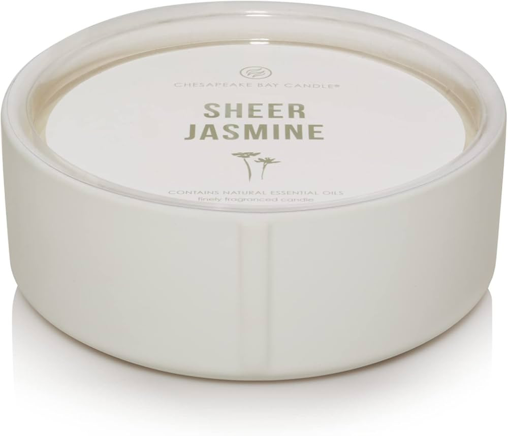 Chesapeake Bay Candle PT42073 Candle, Multi-Wick Ceramic, Sheer Jasmine, Home Décor | Amazon (US)