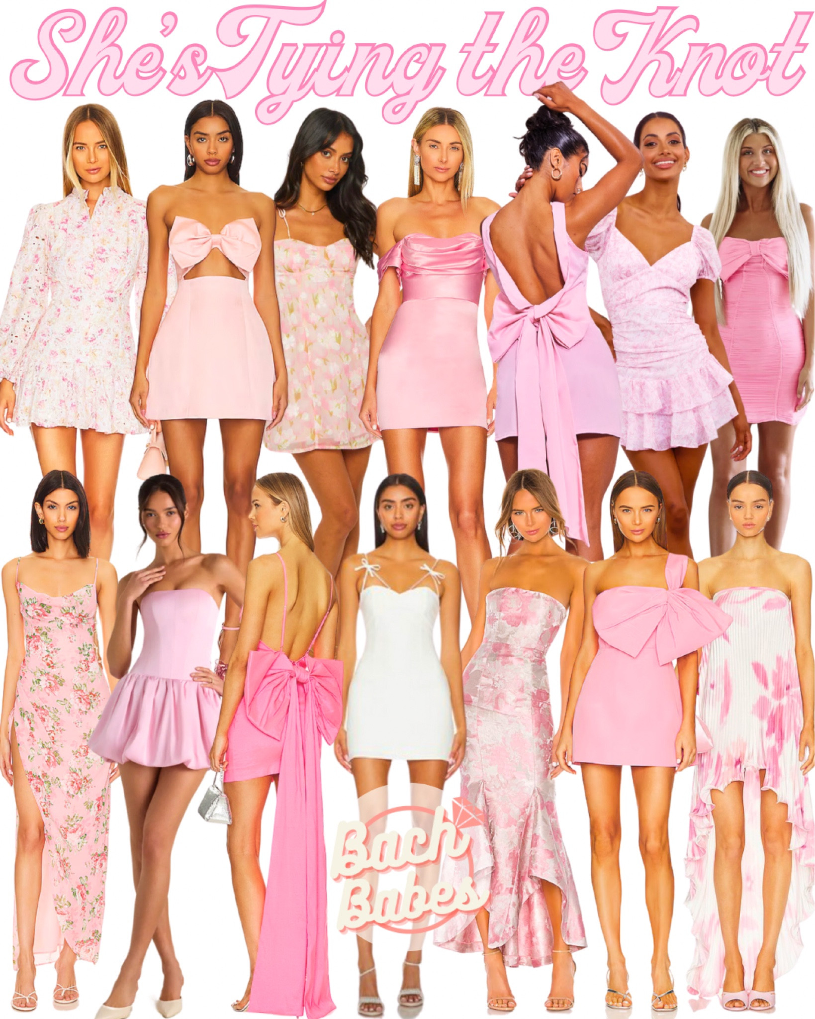 She’s Tying the Knot Bach Party Outfits!🎀💍🥂 #ShesTyingTheKnot #BachPartyOutfits #BacheloretteParty #PinkBacheloretteOutfits

Tying the knot Bachelorette Party, she’s tying the knot Bachelorette Party, pink bow bachelorette party, Bach party, bach theme, Bach babes, bachelorette party theme, pink, white 