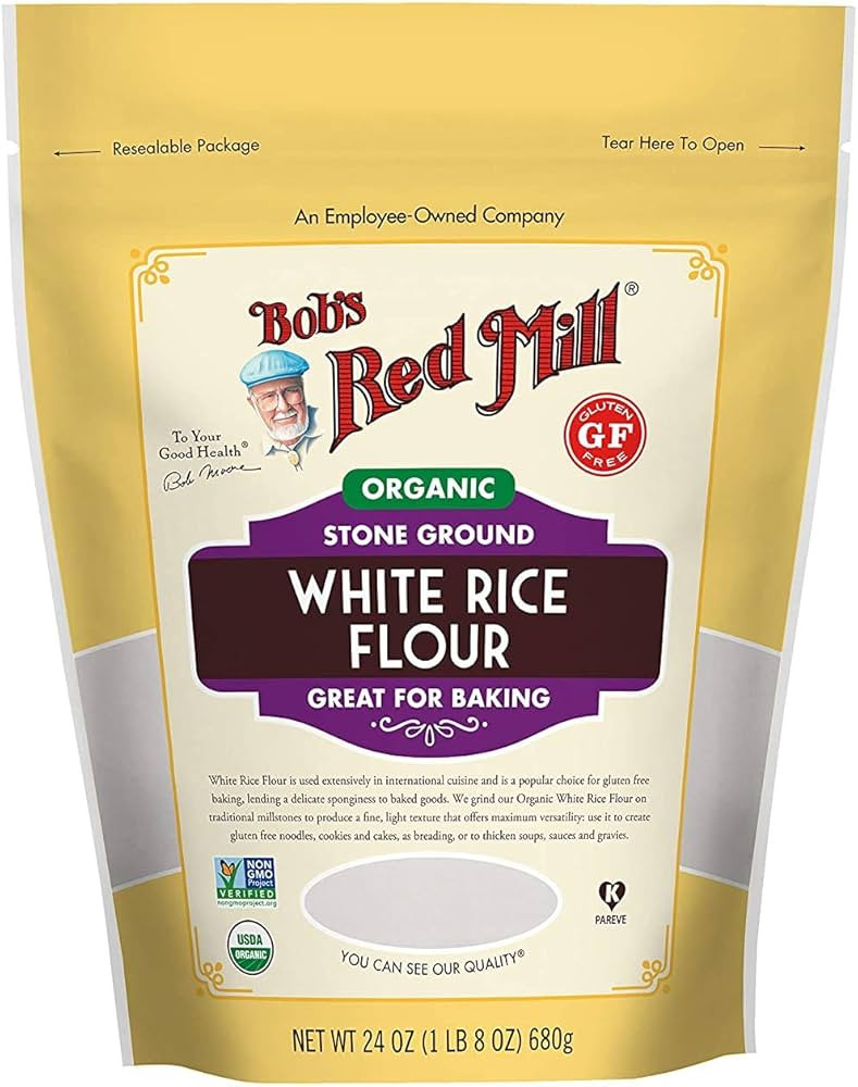 Bob's Red Mill Organic White Rice Flour (24 Ounce, Pack of 2) | Amazon (US)