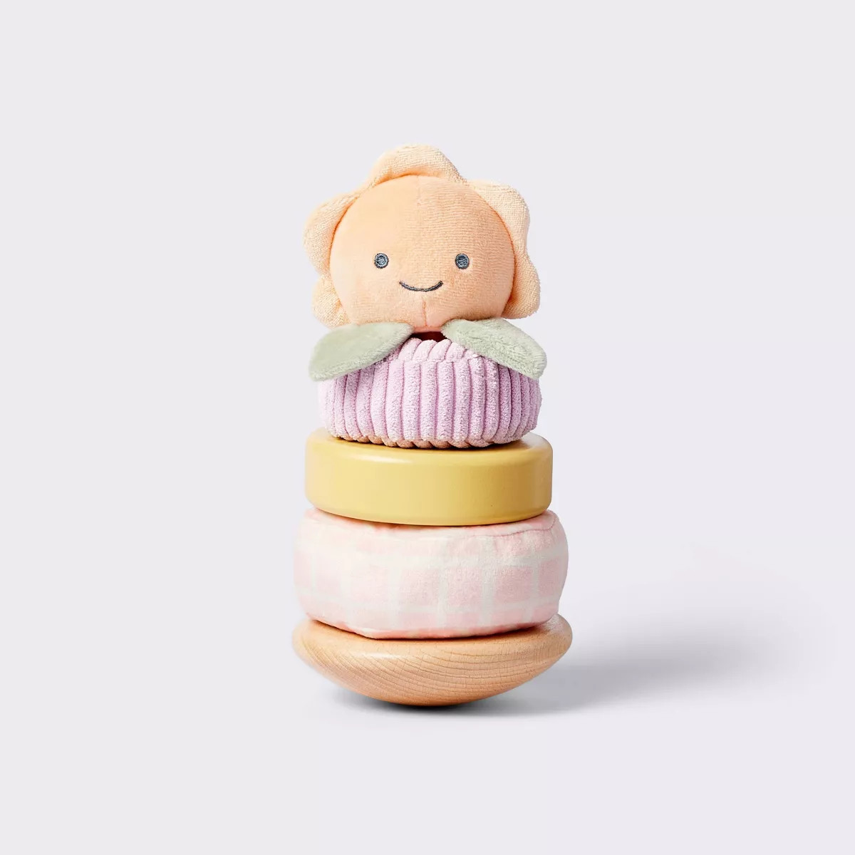 Plush + Wood Stacker - Flower - Cloud Island™ | Target