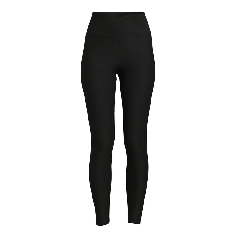No Boundaries Juniors Crisscross Waist Leggings | Walmart (US)