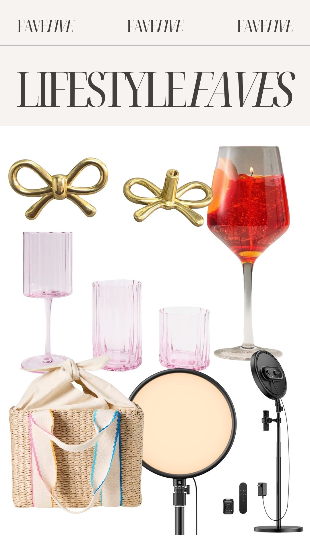 Lifestyle Fave Five feat. Amazon, @Anthropologie, @Wayfair 

#LTKTravel #LTKdayinmylife #LTKHome