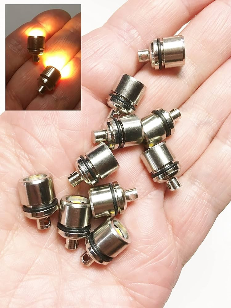 M00813x5-FS Mini Electric Lights Cordless Warm White for Dollhouse Pack of 10 LED Battery Include... | Amazon (US)