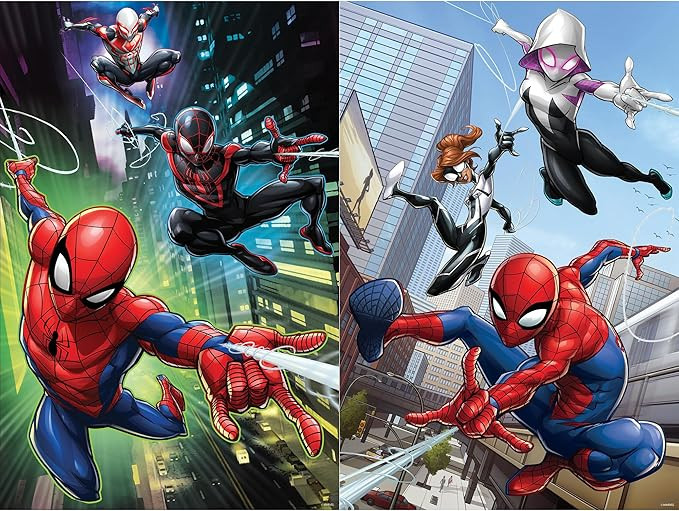 Prime 3D | Marvel | Spider-Man | 300 Piece 3D Jigsaw Puzzle 2-Pack for Adults & Kids | 2 Puzzles ... | Amazon (US)