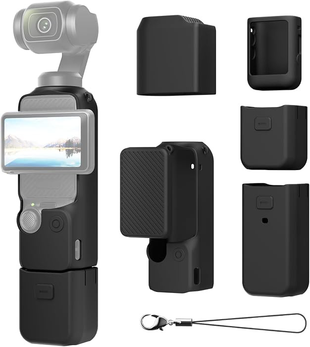 Silicon Protective Case for Pocket 3 for DJI Osmo Pocket 3 Cover Compatible for DJI Osmo Pocket 3... | Amazon (US)