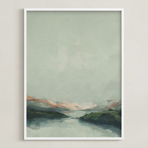 "Waterton Glacier" - Painting Limited Edition Art Print by Wendy Keller. | Minted