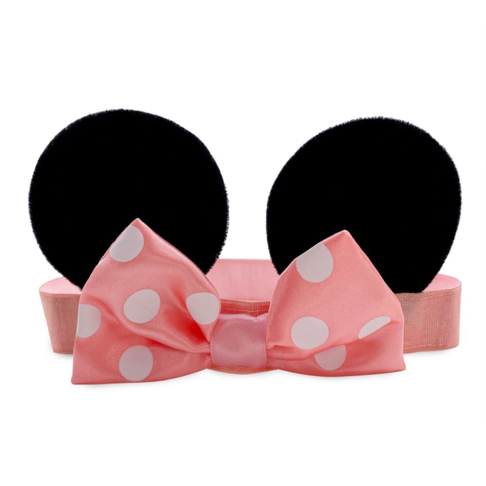 Minnie Mouse Ear Headband with Bow for Baby – Pink | Disney Store