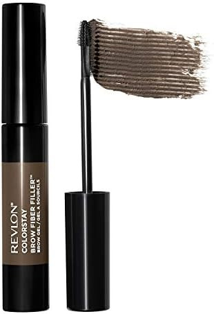 Revlon ColorStay Brow Fiber Filler, Longwearing & Volumizing Waterproof Eyebrow Gel, 304 Grey Bro... | Amazon (US)