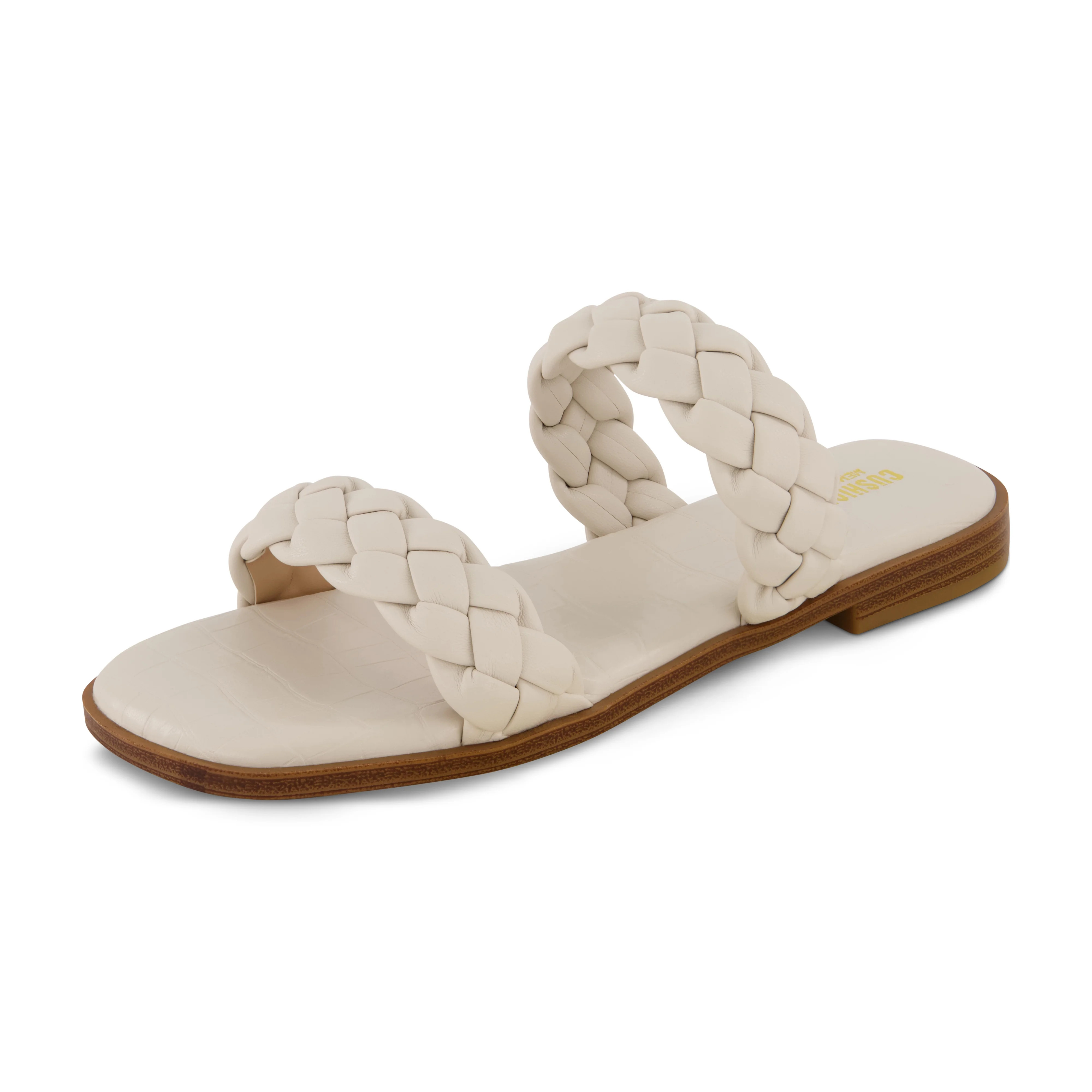 CUSHIONAIRE Women's Vicki Braided Slide Sandal +Memory Foam | Walmart (US)