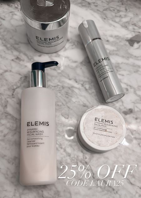 Skincare 25% off code LAURA25
Skin smoothing pads
Face wash
Face mask 

 @elemis #elemispartner #ad #laurabeverlin

#LTKsalealert #LTKfindsunder50 #LTKbeauty