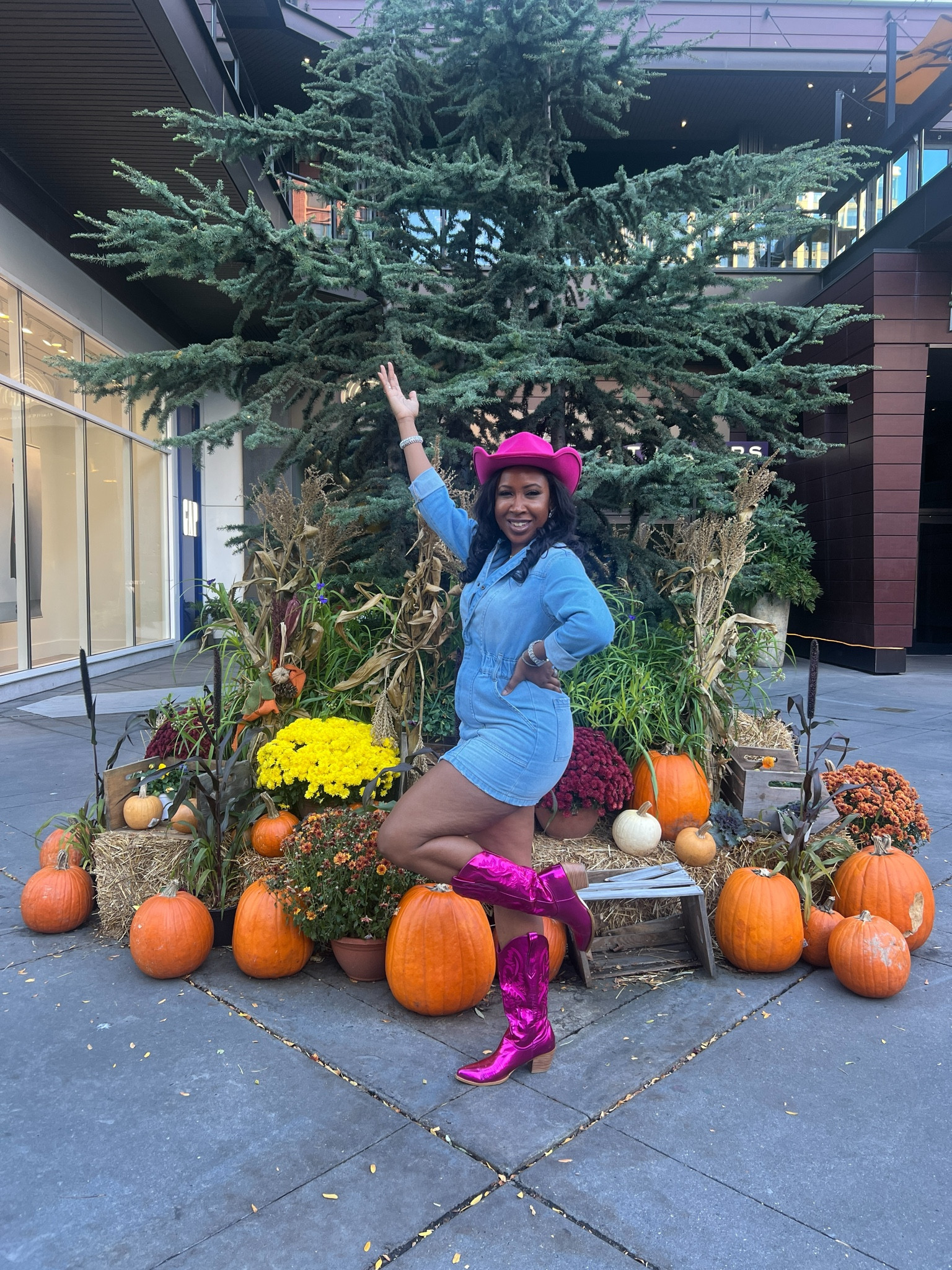 Who said you can't rock a cowgirl look in the city? Denim midi dress, pink boots, and a whole lot of attitude. 
#westernvibes #ootd #cowgirlstyle #cowboyboots #denim

#LTKFindsUnder50 #LTKStyleTip #LTKShoeCrush