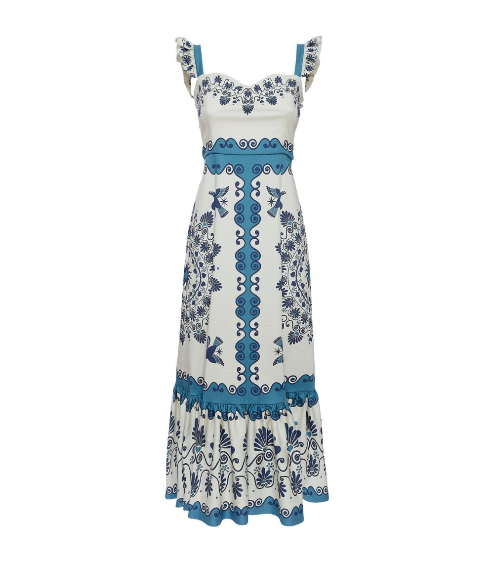 Stretch-Cotton Patterned Gingerbread Dress | Harrods