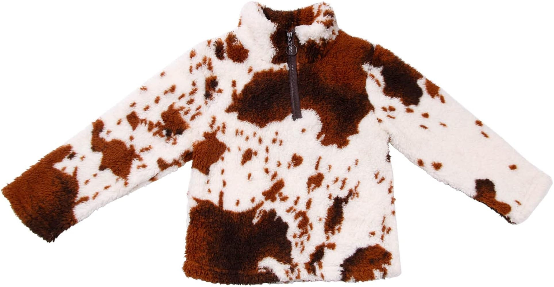 Girl's and Boy's Sherpa Pullover Quarter Zip Long Sleeve Soft Fleece Jackets Sweaters Sweatshirts... | Amazon (US)