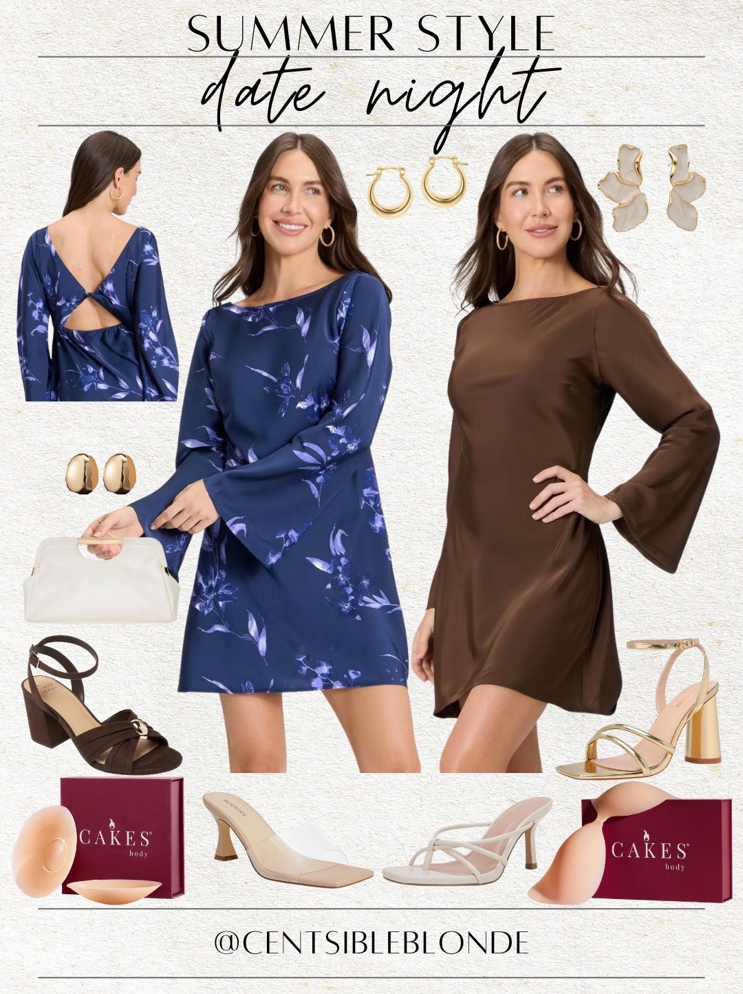 Date night, long sleeve dress, heeled sandal, cakes, sticky boobs, sticky bra, nipple covers, handbag, gold earrings, strappy sandals, summer sandals, fall transition, fall dresses, target dress, wedding guest dress, dressy casual, smart casual, semi-formal wedding

#LTKFindsUnder50 #LTKShoeCrush #LTKParties