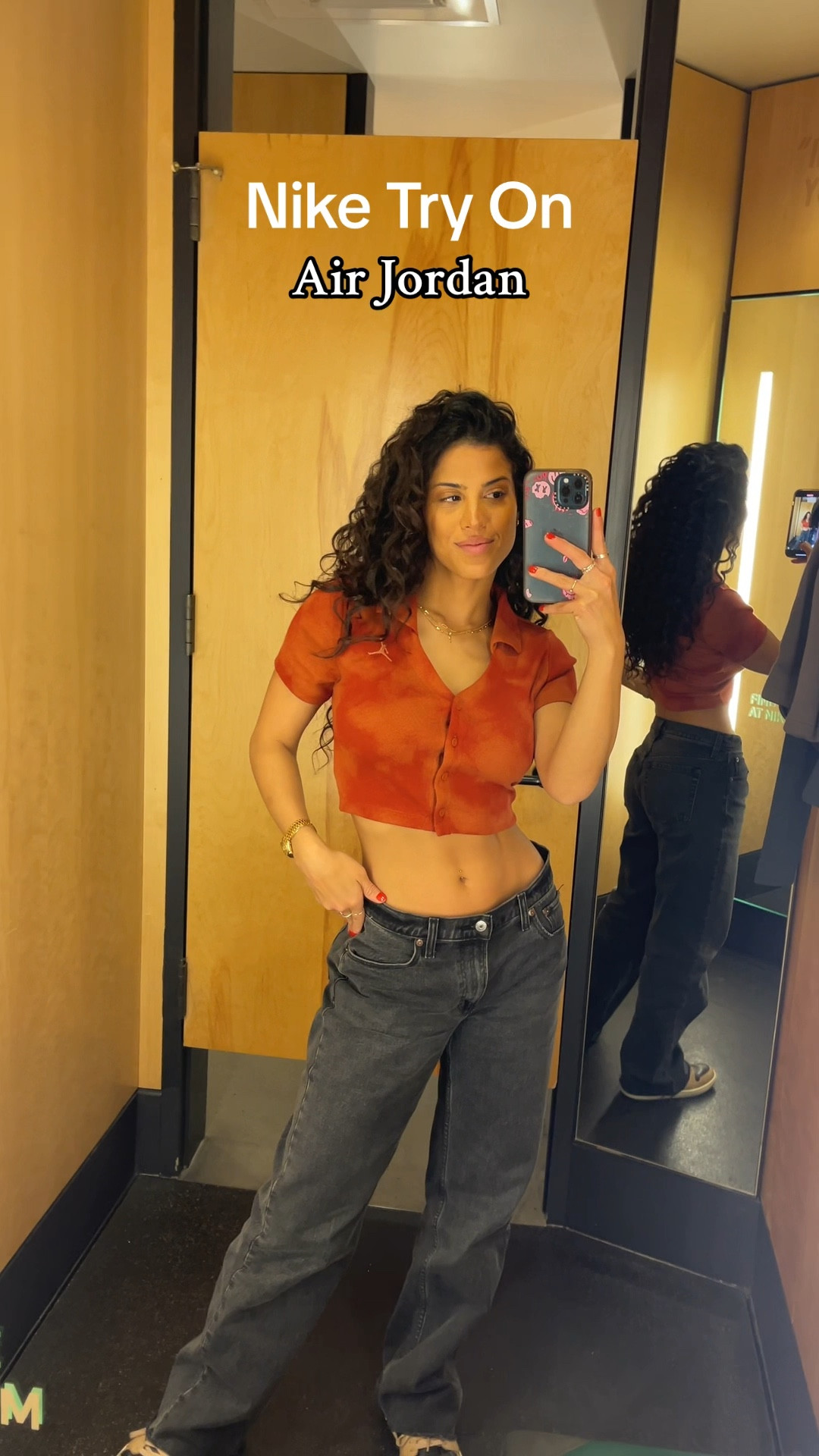 Nike Air Jordan New Arrivals try on! Wearing size small in everything and size medium on the last long sleeve crop! Jeans are Abercrombie size 25R 

#LTKVideo #LTKSeasonal #LTKstyletip