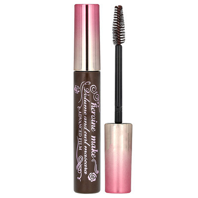KissMe, Heroine Make, Volume & Curl Mascara Advanced Film, #02 Brown, 0.21 oz (6 g) | iHerb