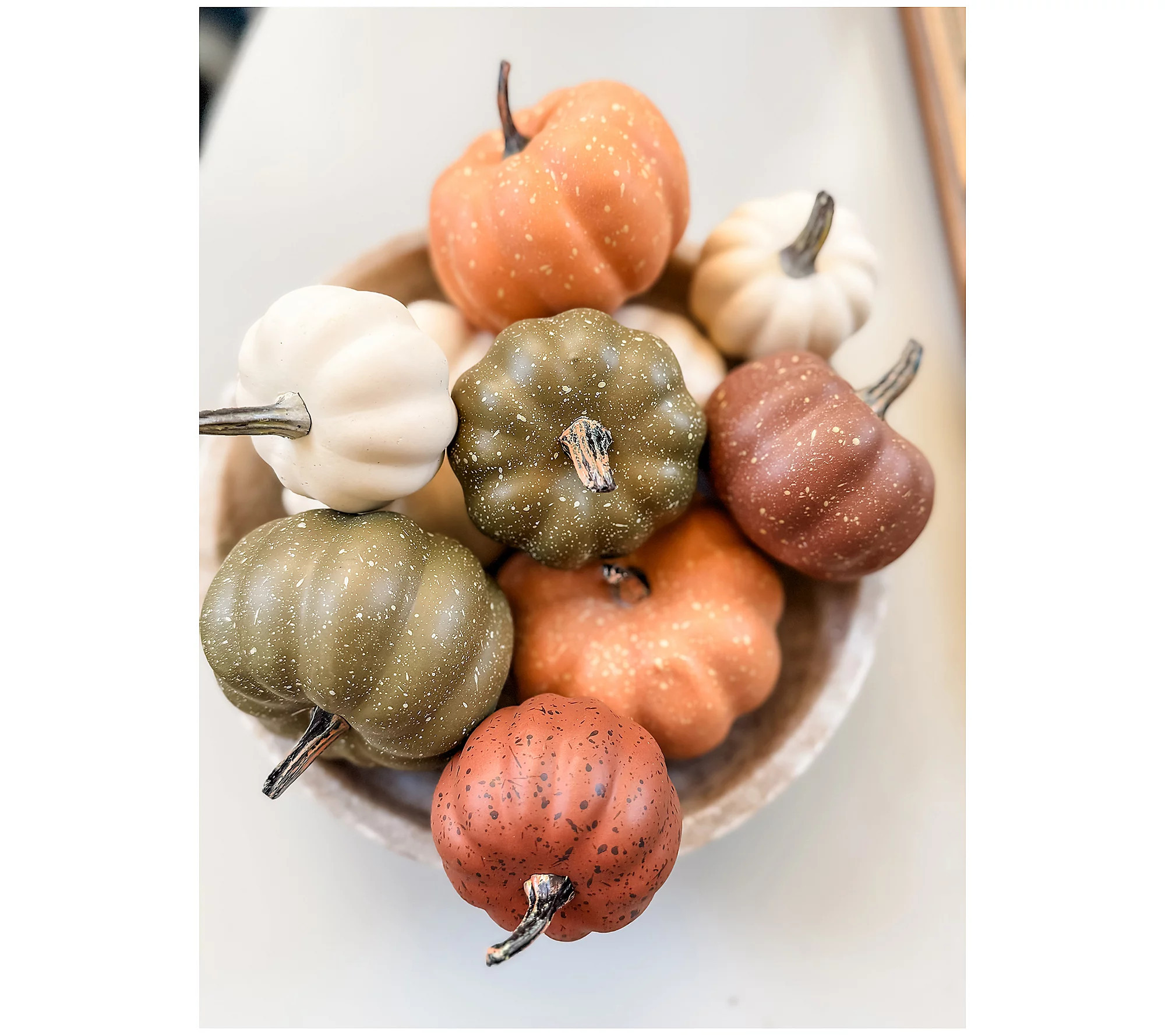 Simply Stunning Set-10 Mini Pumpkins by Janine Graff | QVC