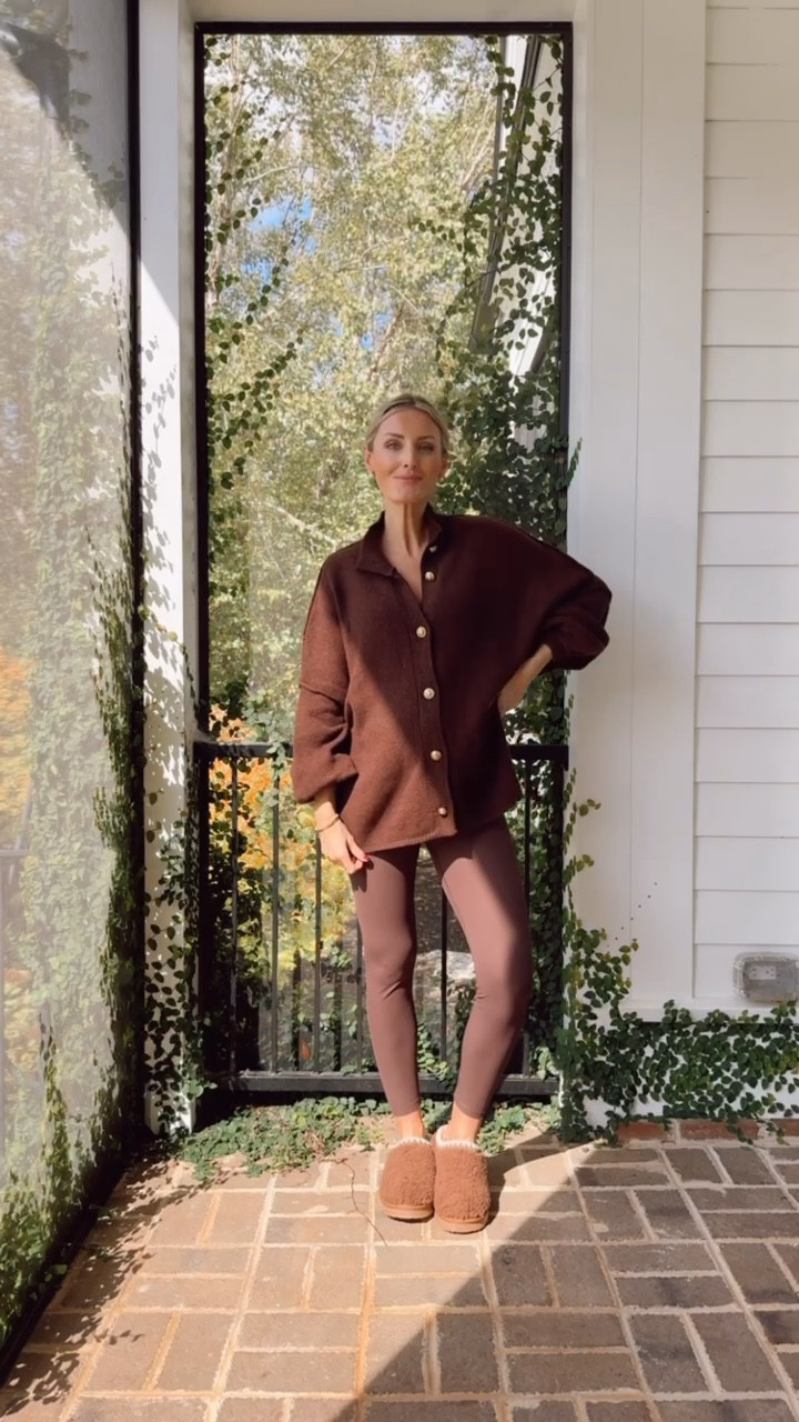 Soft and stylish, this brown fuzzy button-up jacket paired with brown leggings from Amazon is the perfect cozy fall outfit—warm, comfortable, and effortlessly chic for everyday wear. Wearing S.

#AmazonFashion #FuzzyJacket #BrownLeggings #FallFashion #WardrobeStaples #EverydayChic #EffortlessStyle #ClassicStyle #LTKStyle #FallOutfitInspo #AmazonFinds

#LTKSeasonal #LTKSaleAlert #LTKFindsUnder50
