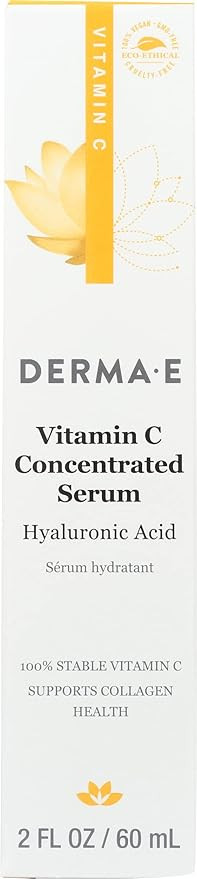 DERMA-E Vitamin C Concentrated Serum, Dermatologist Tested, 2 Fluid Ounce (Pack Of 1) | Amazon (US)