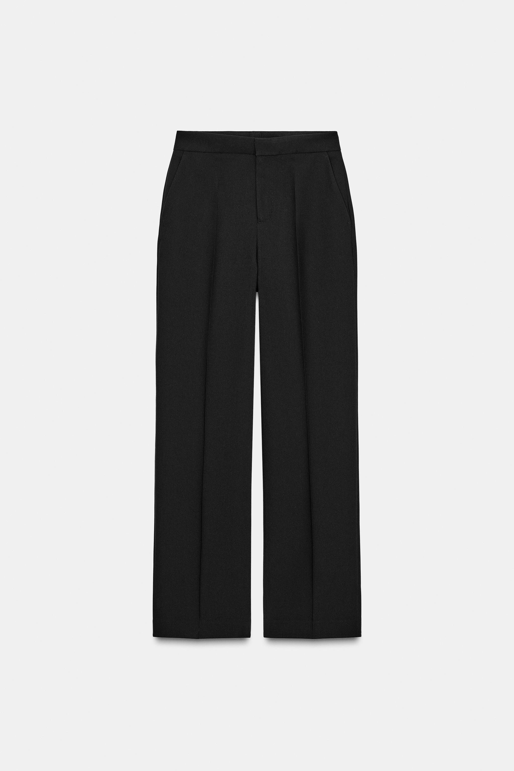 HIGH-WAISTED STRAIGHT LEG PANTS | Zara US