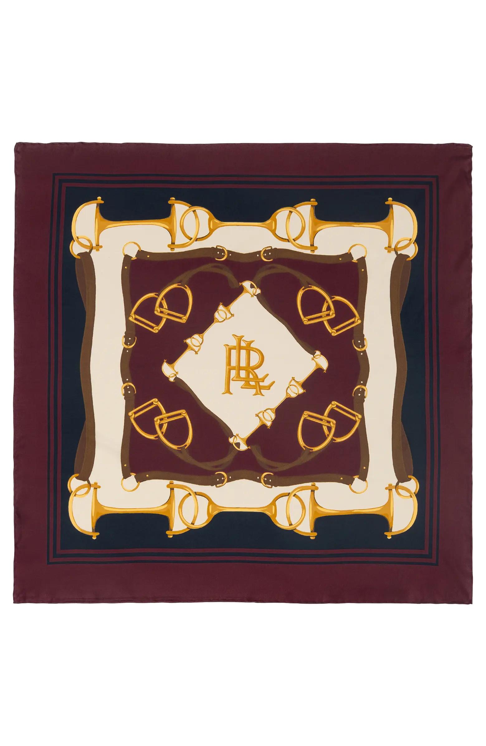 Lauren Ralph Lauren Equestrian Square Silk Scarf | Nordstrom | Nordstrom