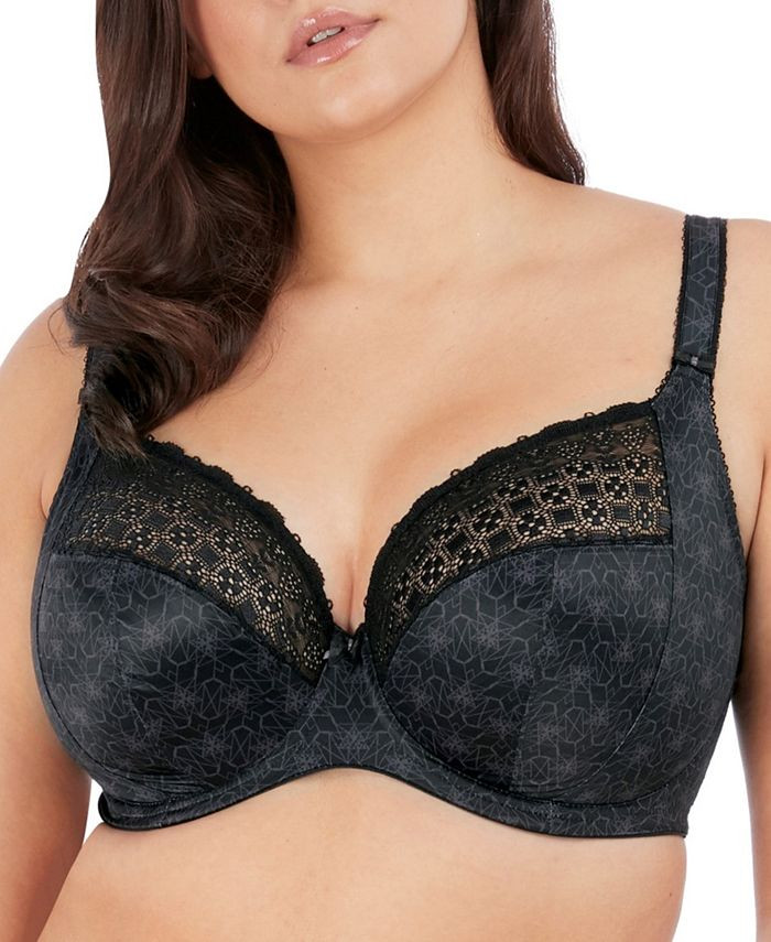 Elomi Women's Kim Underwire Plunge Stretch Lace Bra & Reviews - All Bras - Women - Macy's | Macys (US)
