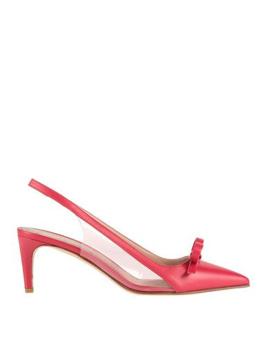 Red(v) Woman Pumps Red Size 7 Leather, Plastic | YOOX (US)