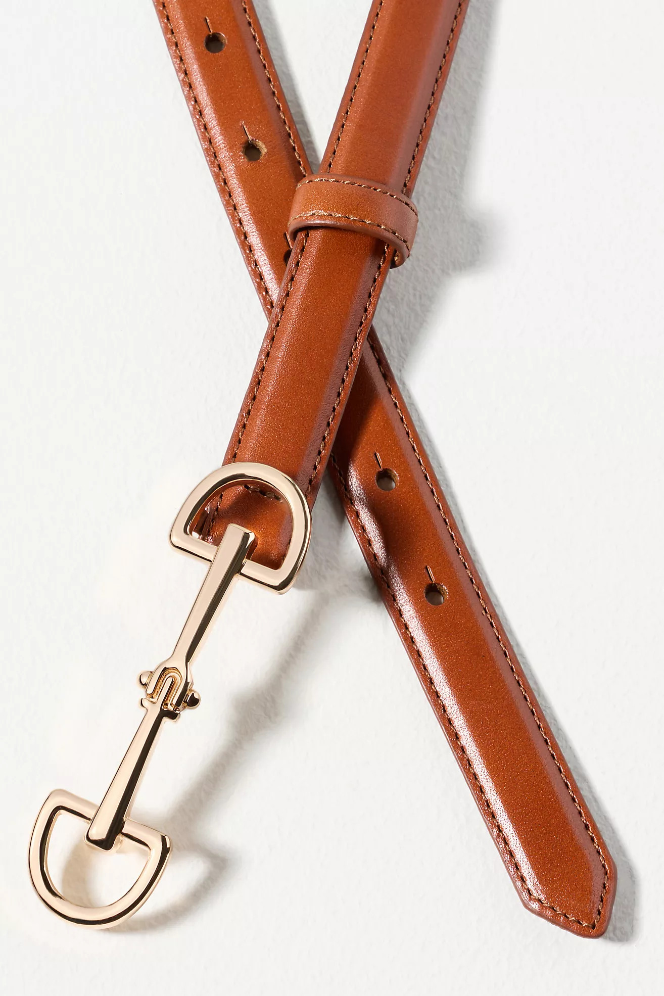 Classic Horsebit Skinny Belt | Anthropologie (US)