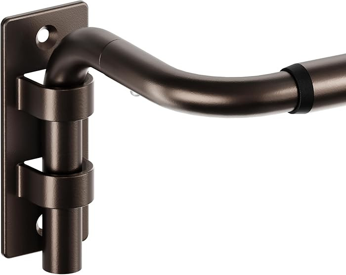 ENJOYBASICS Blackout Curtain rod for windows 48 to 84, Wrap Around Curtain Rods for Bedroom, Livi... | Amazon (US)