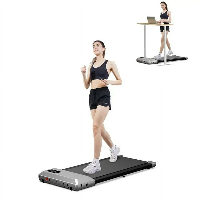 Walking Pad, 2 in 1 Under Desk Treadmill, Walking Pad Treadmill 300lbs Capacity, Portable Treadmi... | Walmart (US)