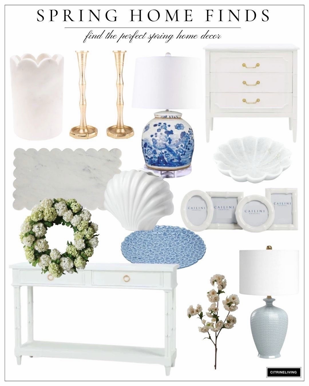 Sharing some favorite picks from Cailíní Coastal! Make a chic statement with these gorgeous spring home decor pieces!

Home finds, home style, home decor, home styling, coastal home, white home decor

#LTKHome #LTKSeasonal
