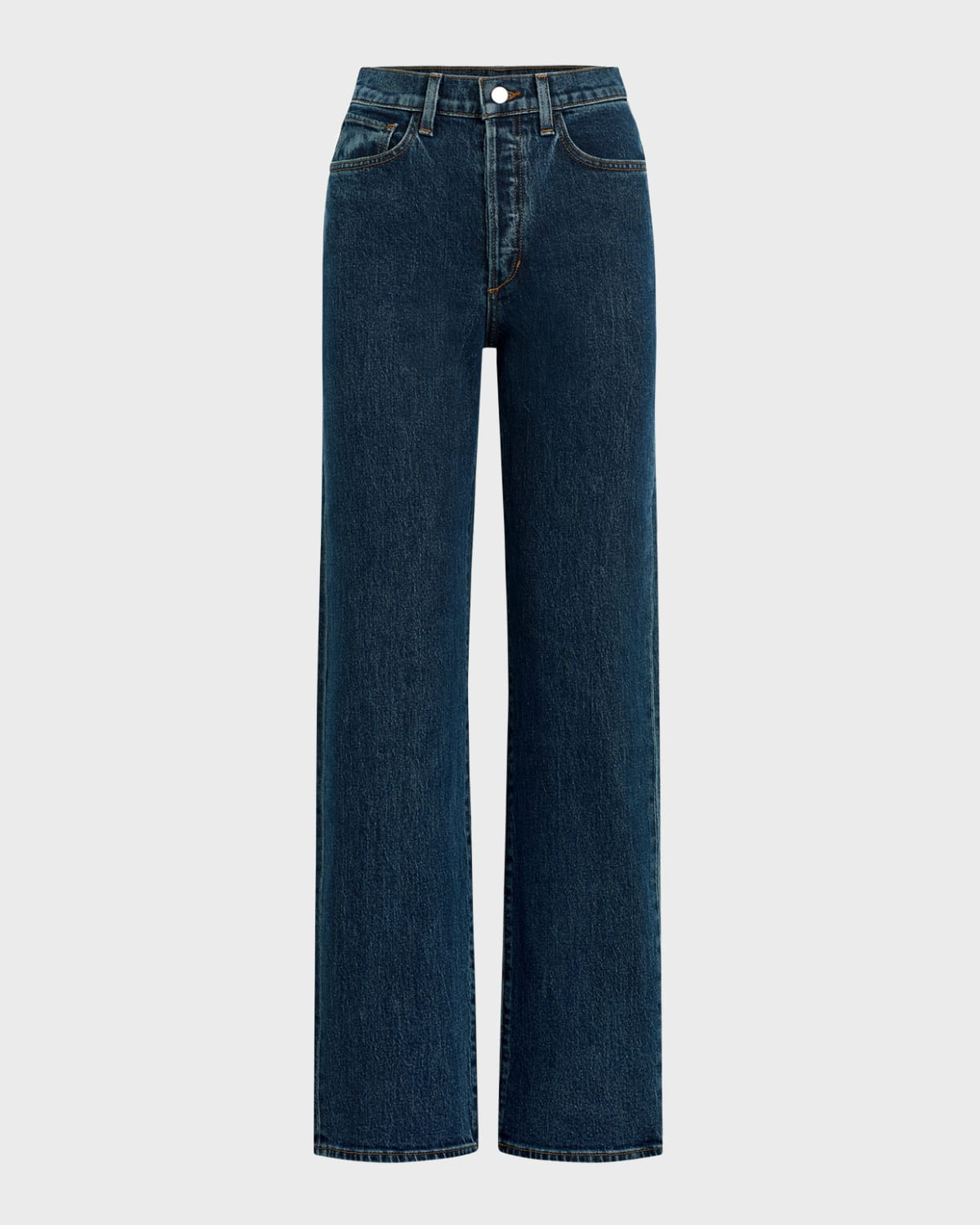The Margot High-Rise Straight Jeans | Neiman Marcus