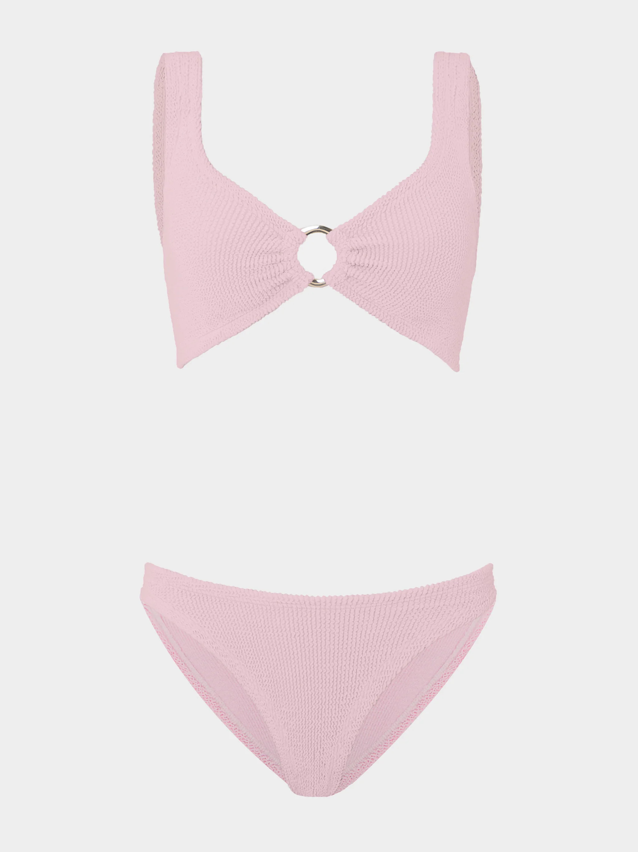 Julia With Gold Hoop Bikini - Ballet Pink | HUNZA G