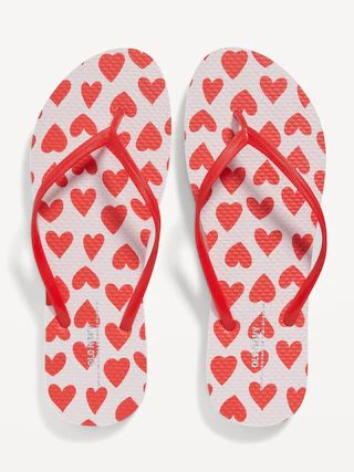 Patterned Flip-Flop Sandals for Women (Partially Plant-Based) | Old Navy (US)