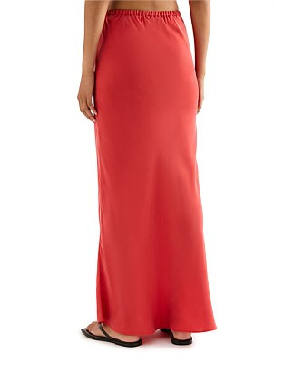 Nude Lucy Ines Cupro Skirt | David Jones | David Jones (Australia & New Zealand)