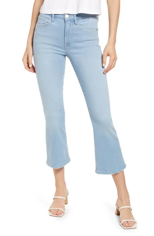 FRAME Le Crop Mini Boot Jeans in Davenport at Nordstrom, Size 32 | Nordstrom