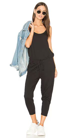 Bobi Supreme Jersey Sleeveless Jumpsuit in Black | Revolve Clothing (Global)
