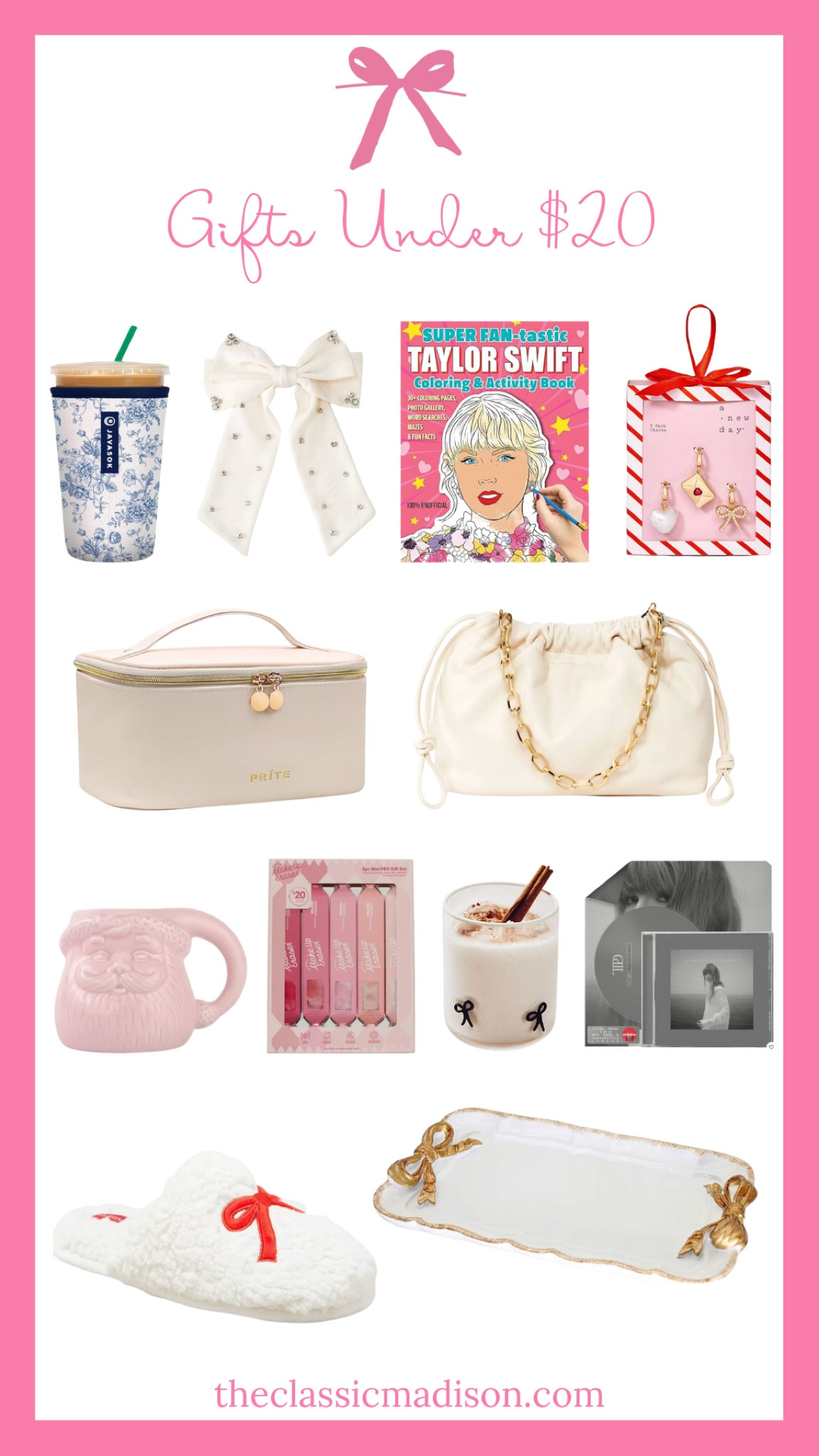 Holiday gifting on a budget? 🎁✨ These adorable finds under $20 are perfect for everyone on your list! From cozy slippers to stylish accessories and fun surprises, these thoughtful gifts won’t break the bank. Tap to shop! #GiftsUnder20

#LTKHoliday #LTKGiftGuide