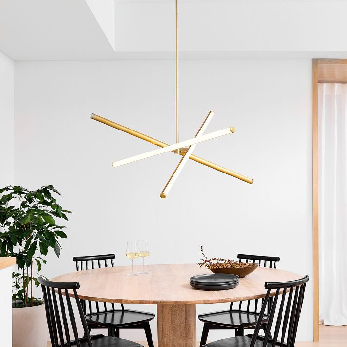 Light Rods LED Chandelier (38"–55") | West Elm (US)