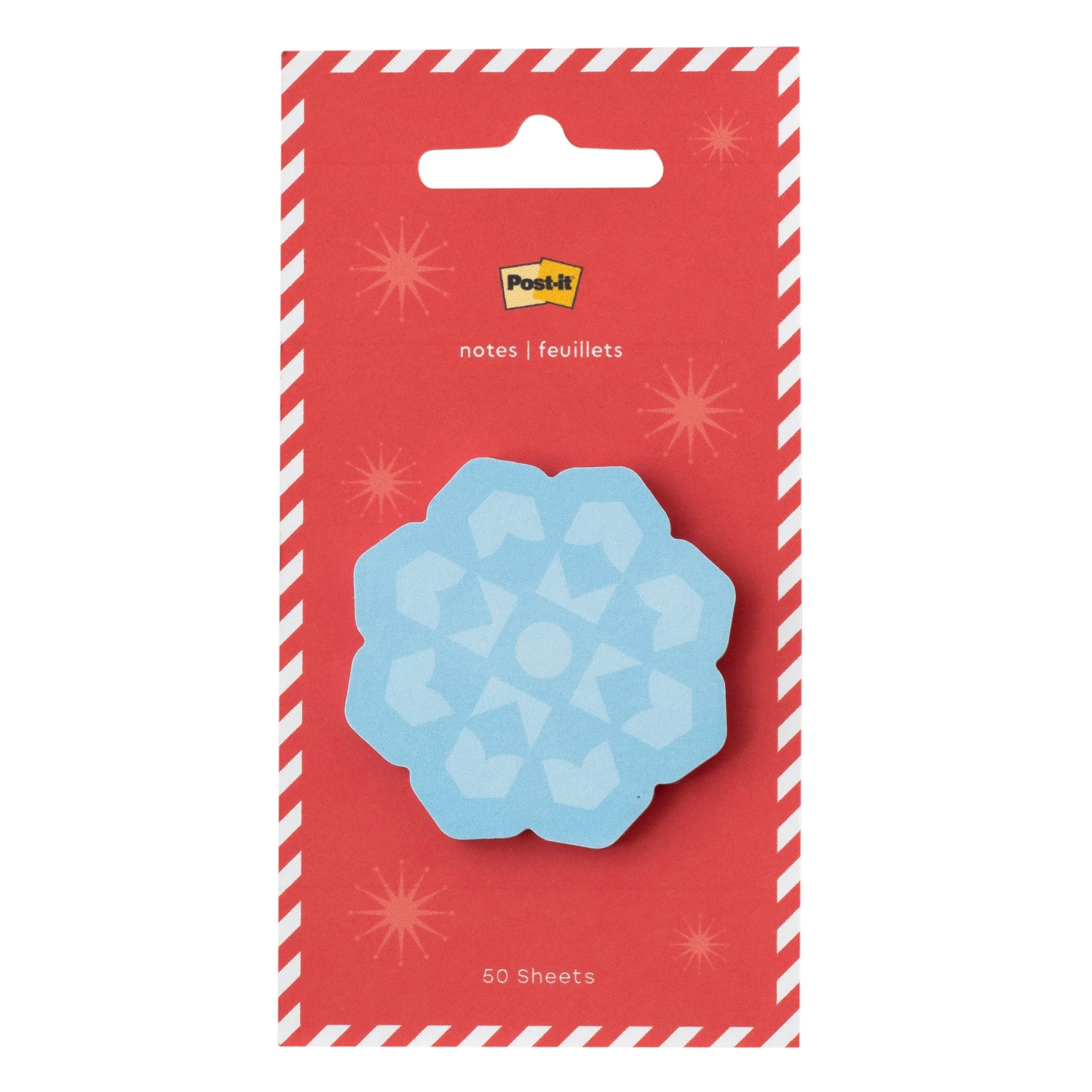 Post-it Jingle Notes, Snowflake, 2" x 2", 50 Sheets, 1 Pad - Walmart.com | Walmart (US)
