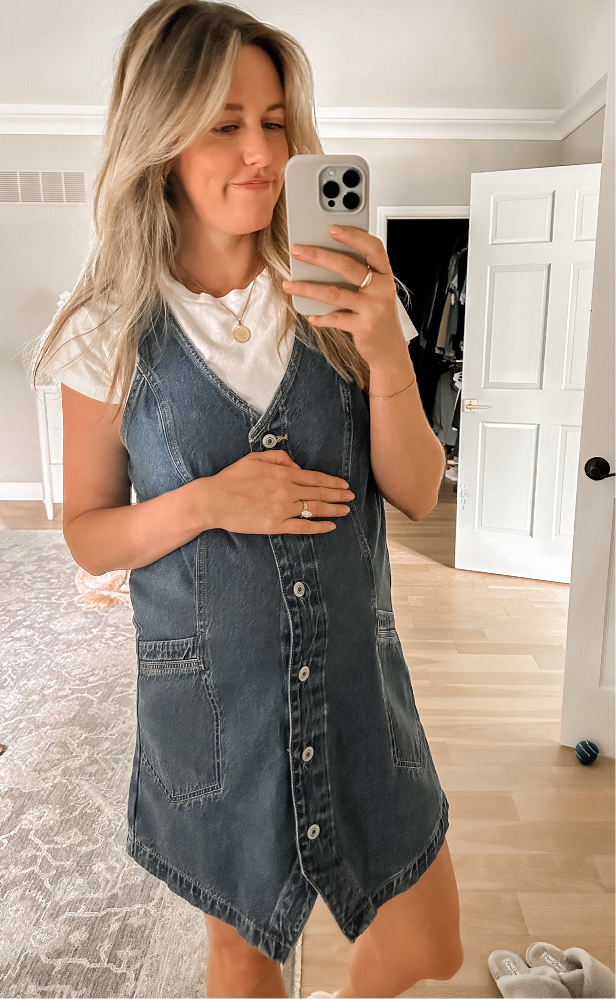 I sized up for the bump here! #maternity

#LTKFindsUnder100 #LTKBump #LTKSeasonal