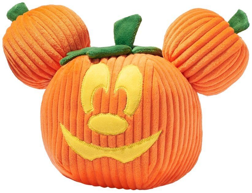 DISNEY Halloween Mickey Mouse Pumpkin Plush Squeaky Dog Toy - Chewy.com | Chewy.com