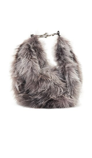 Faux Fur Bag in Cream | Revolve Clothing (Global)