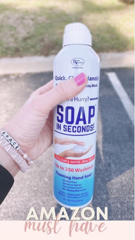 Soap in Seconds is my latest Amazon must have.
Wash your hands anywhere with this! It’s amazing for when you’re on the go or not near a sink. I love it!

#founditonamazon
#amazonfind


#LTKU #LTKGiftGuide #LTKFind